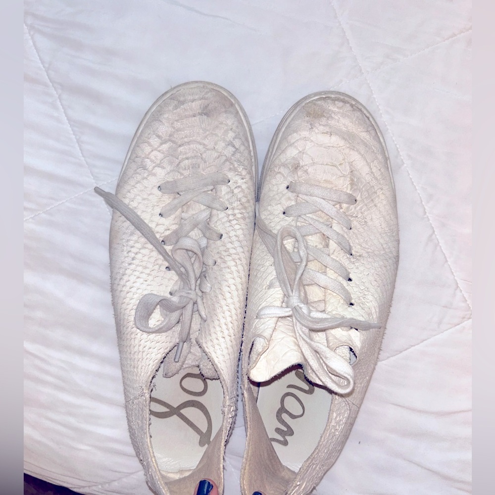 Sam Edelman off white sneakers